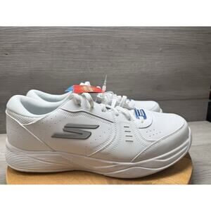 Skechers Mens Viper Court Smash Pickleball Sneaker (246072WW/WHT) Size 10 E-W